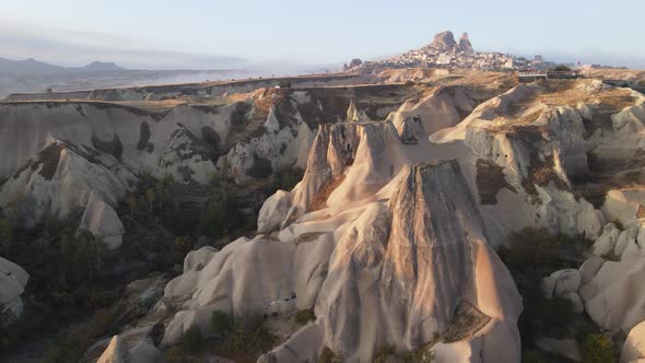 Cappadocia Landscape Aerial View, Turkey, Goreme National Park alt