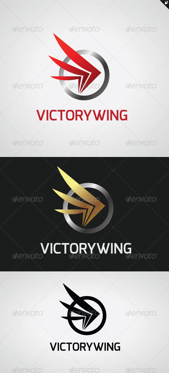 Victory Wing Logo - Animals Logo Templates