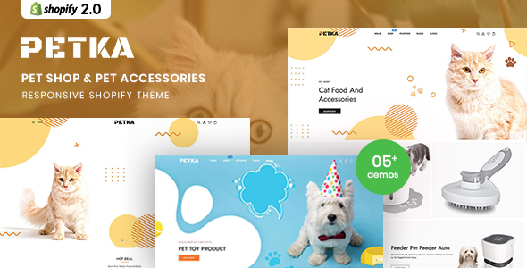 Petka - Pet Shop & Pet Accessories Responsive Shopify 2.0 Theme
