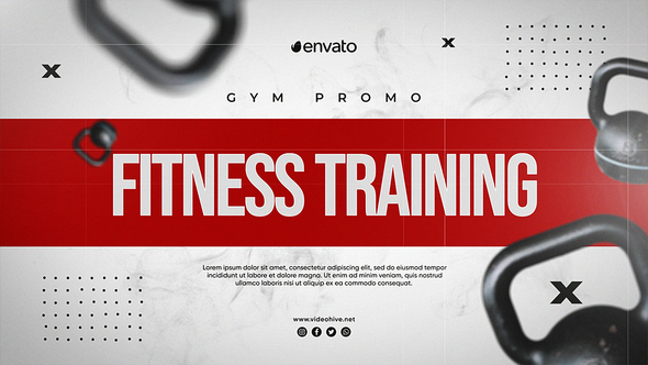 Fitness Training Gym Promo