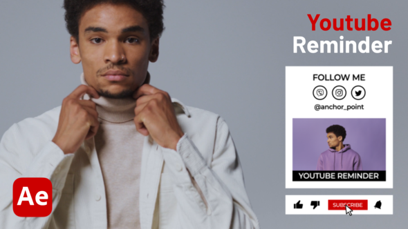 Youtube Buttons Titles template preview