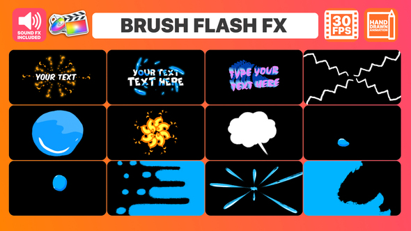 Brush Flash FX for FCPX