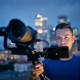 Portrait of videographer with camera and gimbal - PhotoDune Item for Sale