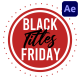 Black Friday Titles for After Effects - VideoHive Item for Sale
