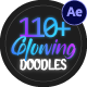 110 Glowing Doodles Pack - VideoHive Item for Sale