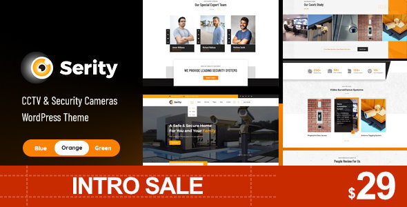 Serity – CCTV and Security Cameras WordPress Theme