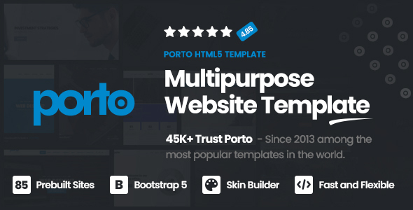 Incredible Porto - Multipurpose Website Template