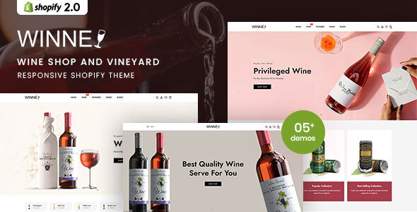 Winne – Wine & Winery Responsive Shopify 2.0 Theme