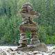 Large stacked stones Inuksuk cairn trail marker - PhotoDune Item for Sale