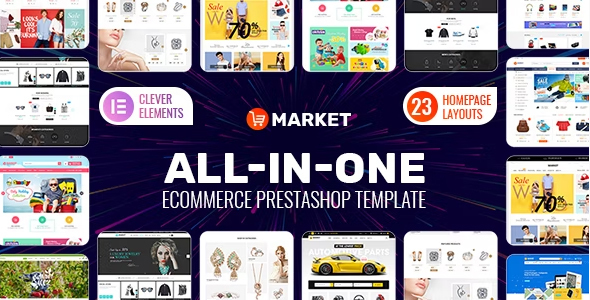 Market – Elementor Multipurpose PrestaShop 1.6 and 1.7 Theme