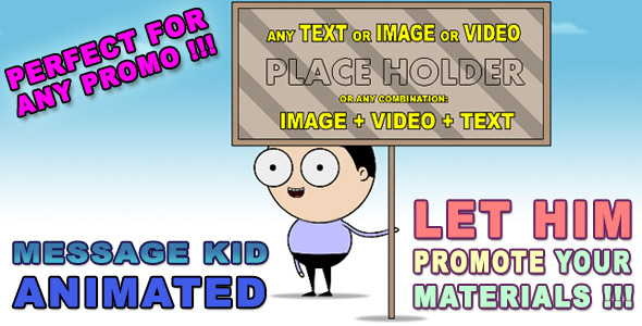 Message Kid Animated - VideoHive 3352958