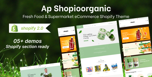 Ap Shopioorganic - Fresh Food & Supermarket Shopify Theme