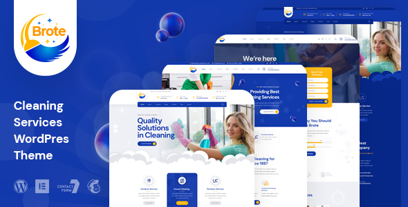 Brote - Cleaning Services WordPress Theme