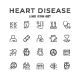 Heart Disease Line Outline Icon