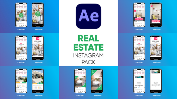 Real Estate - Instagram Pack For After Effects