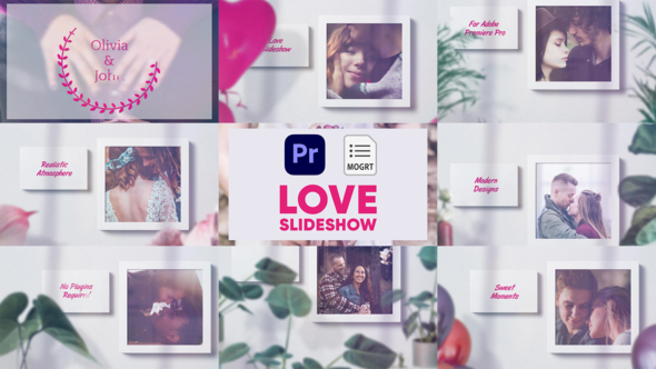 Love Slideshow For Premiere Pro