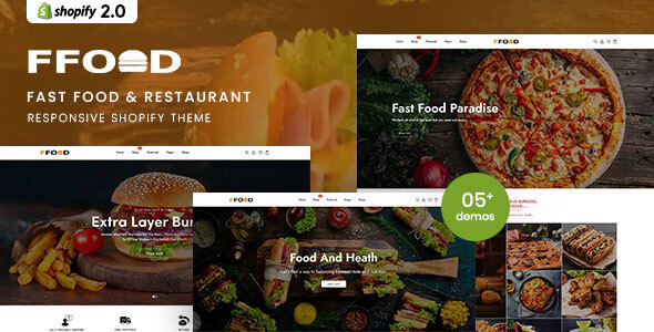 FFood - Fast Food & Restaurant Responsive Shopify 2.0 Theme