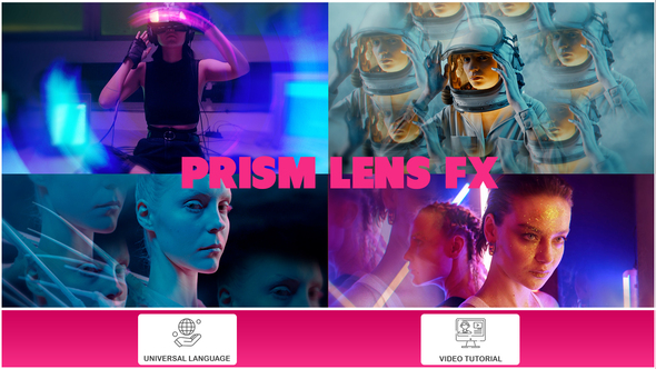 Prism Lens FX Elements template preview