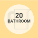 Bathroom Filled Outline Icons