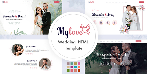 Wonderful Mylove - Wedding HTML5 Template