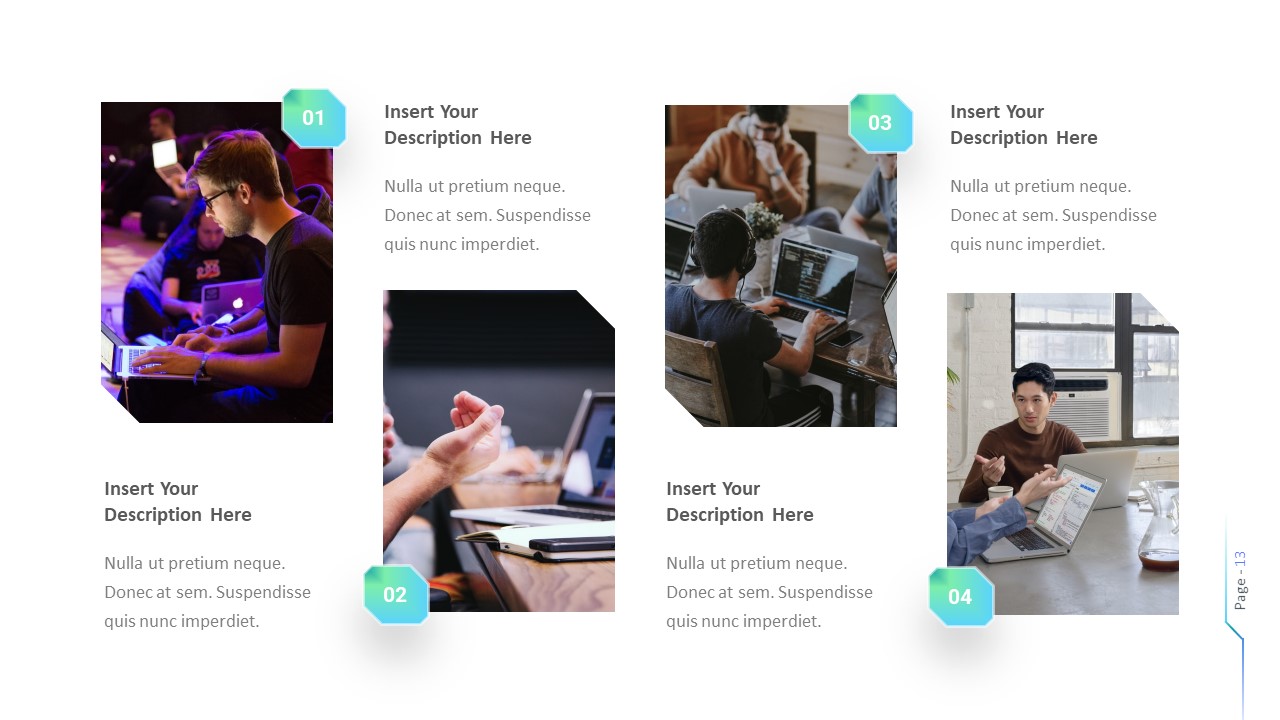 Techzen Modern Technology PowerPoint Template, Presentation Templates