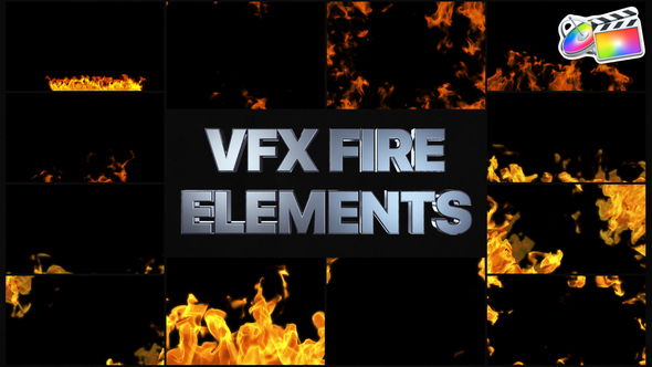 Fire Frames And Elements for FCPX