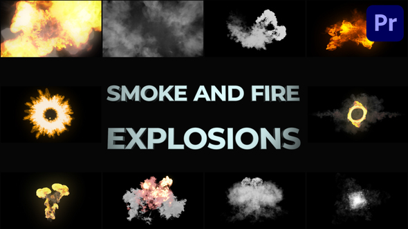 Smoke And Fire Explosions And Transitions for Premiere Pro