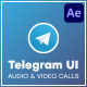 Telegram UI - Audio &amp; Video Calls - VideoHive Item for Sale
