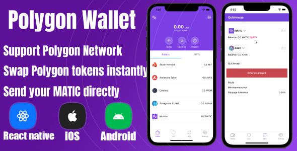 React Native - Polygon Crypto Wallet