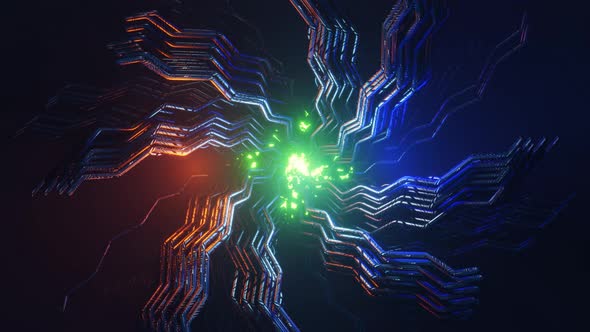 Hi Tech Background | hair particles alt