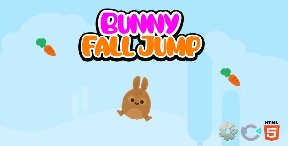 Bunny Fall Jump - Construct 2/3 Game