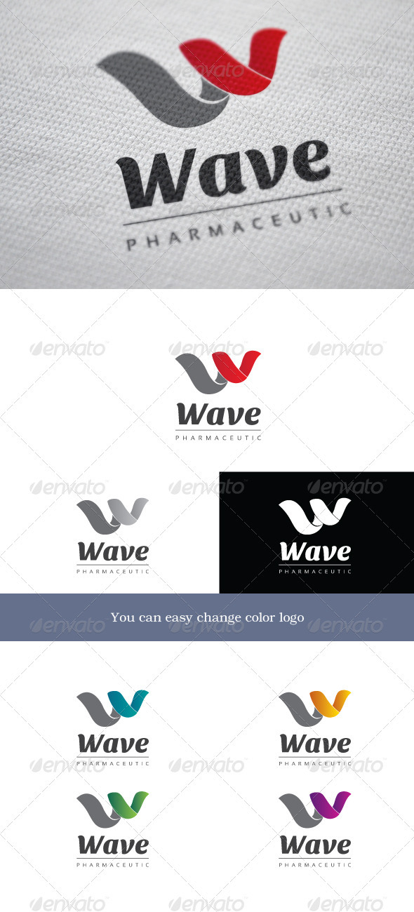 Wave - Letters Logo Templates