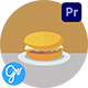 Food and Drink Animation Icons | Premiere Pro MOGRT - VideoHive Item for Sale