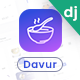 Davur - Restaurant Django Admin Dashboard + FrontEnd