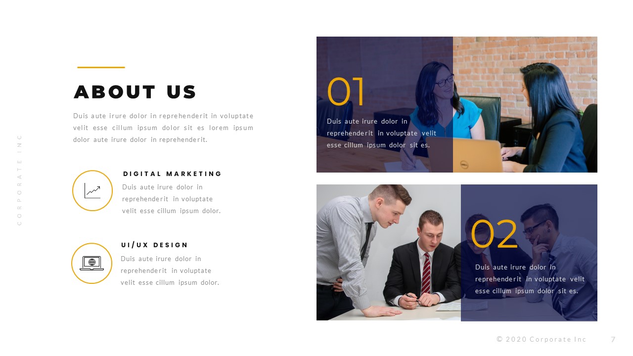 Corporate Inc - Powerpoint Presentation Template, Presentation Templates