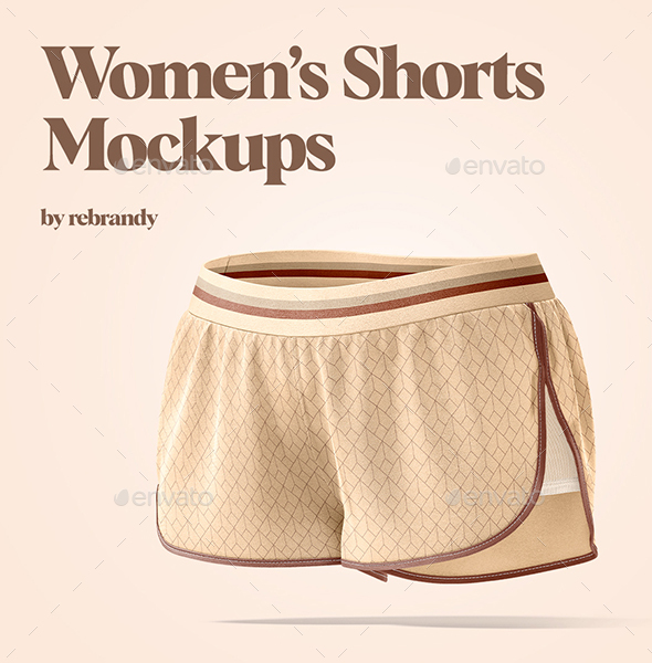 Women's Shorts Mockup, Graphics GraphicRiver
