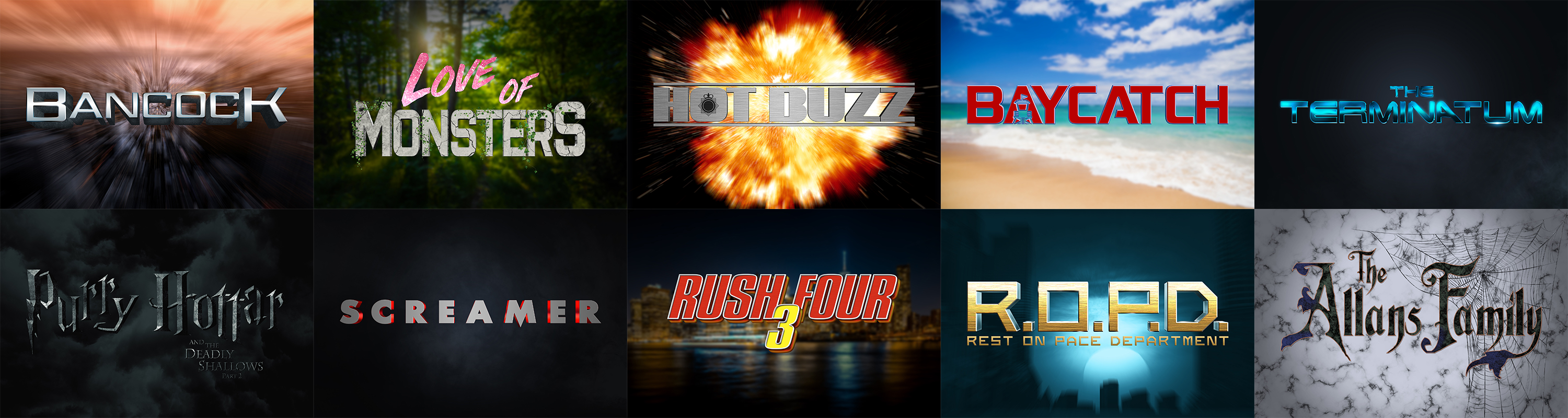 MOVIE TITLES - ULTIMATE BUNDLE - Vol.2 | Text-Effects/Mockups ...