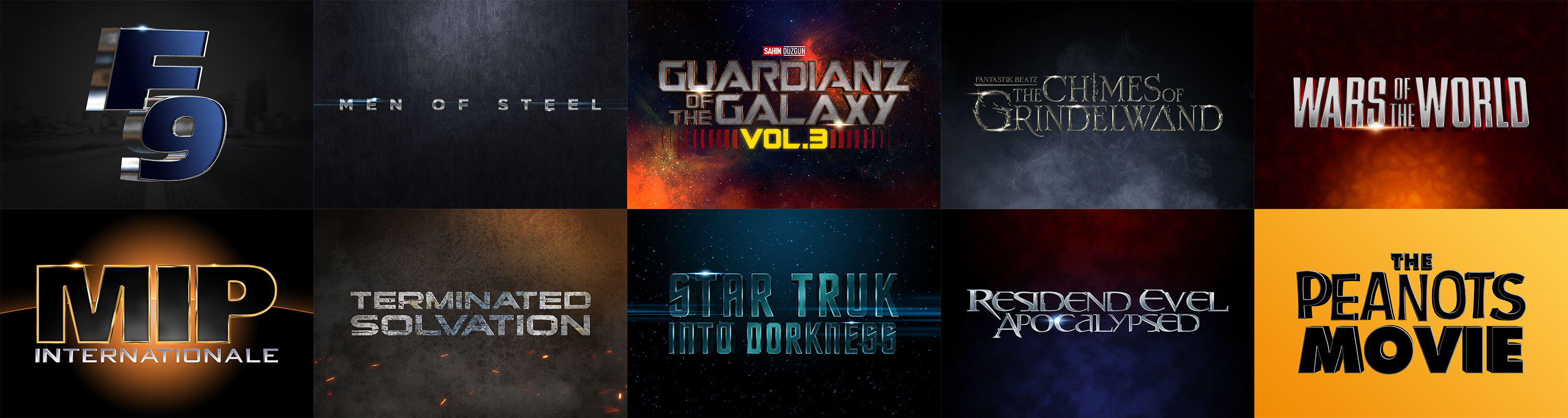 MOVIE TITLES ULTIMATE BUNDLE Vol.2 TextEffects/Mockups