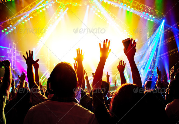 Rock concert - Stock Photo - Images