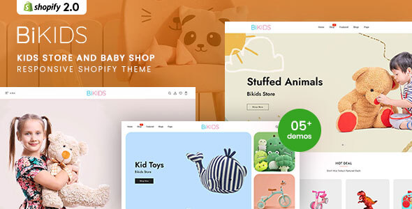 Bikids – Kids Store & Baby Shop Responsive Shopify Theme