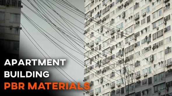 [DOWNLOAD]Apartment Buildings PBR Materials (4K)