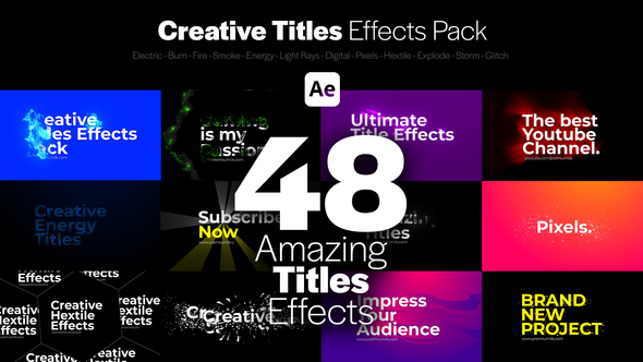 Creative Titles Effects Pack alt