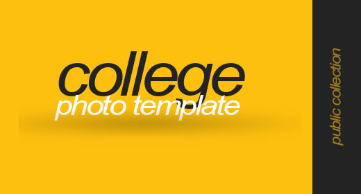 College Photo Template