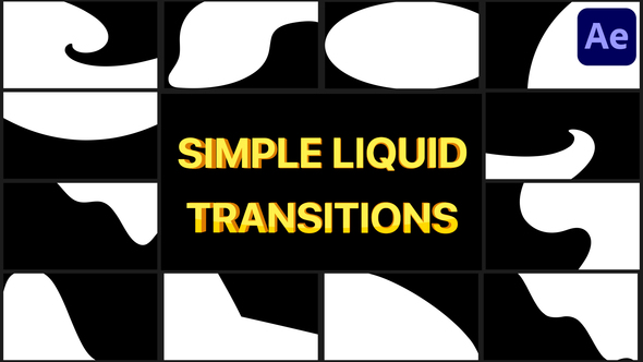 Simple Liquid Transitions | After Effects
