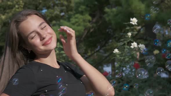 Photo with Soap Bubbles alt