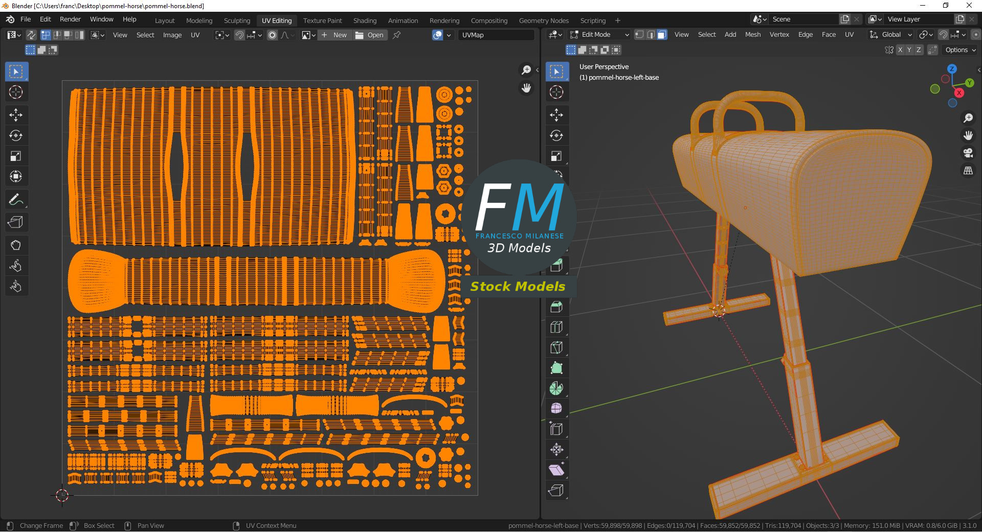 Pommel horse by 3DOcean