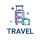 Travel Filled Outline icons