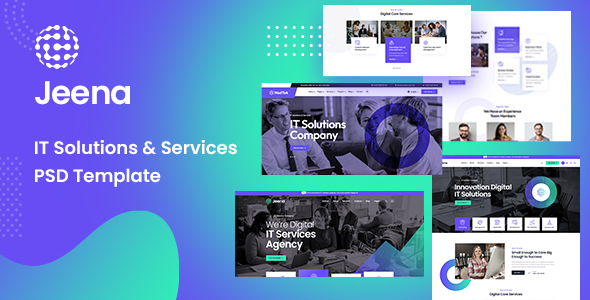 Jeena - Technology & IT Solutions PSD Template