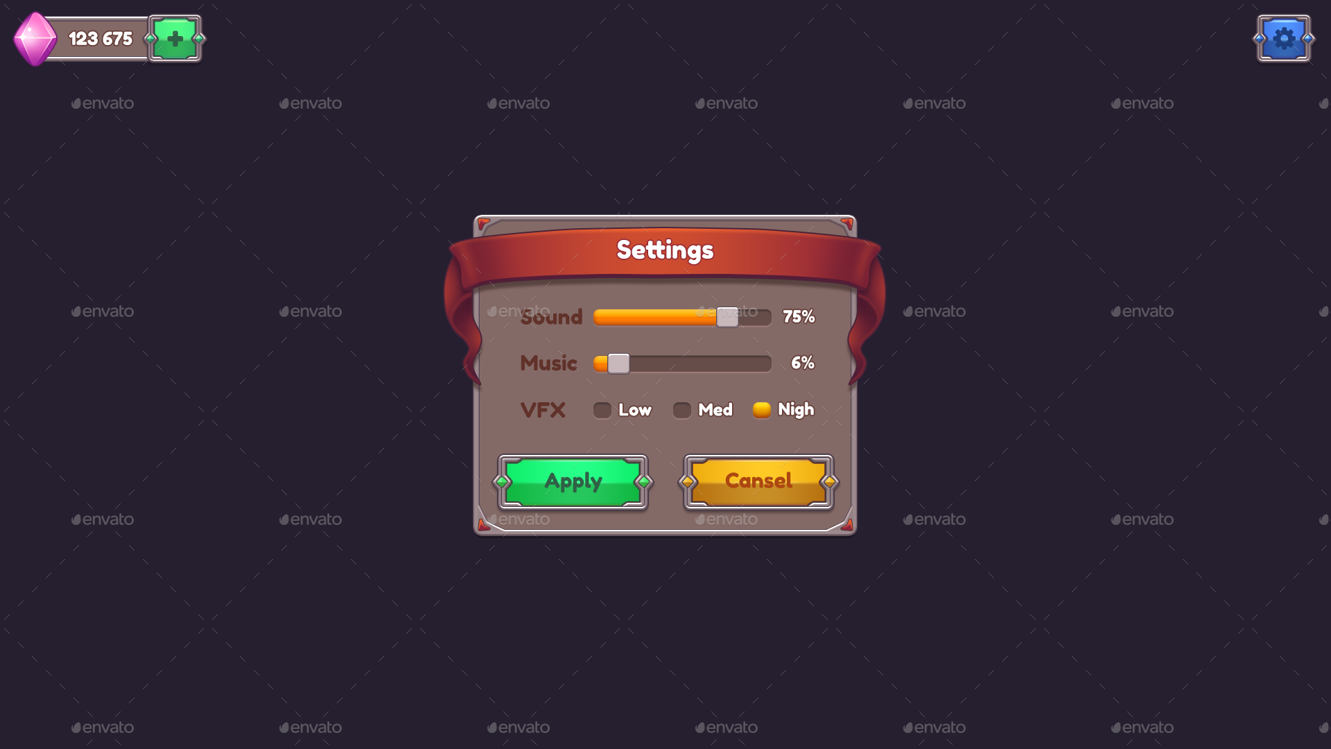 Historical GUI pack, Game Assets | GraphicRiver