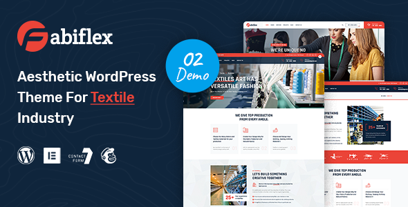 Fabiflex – Textile Industry WordPress Theme